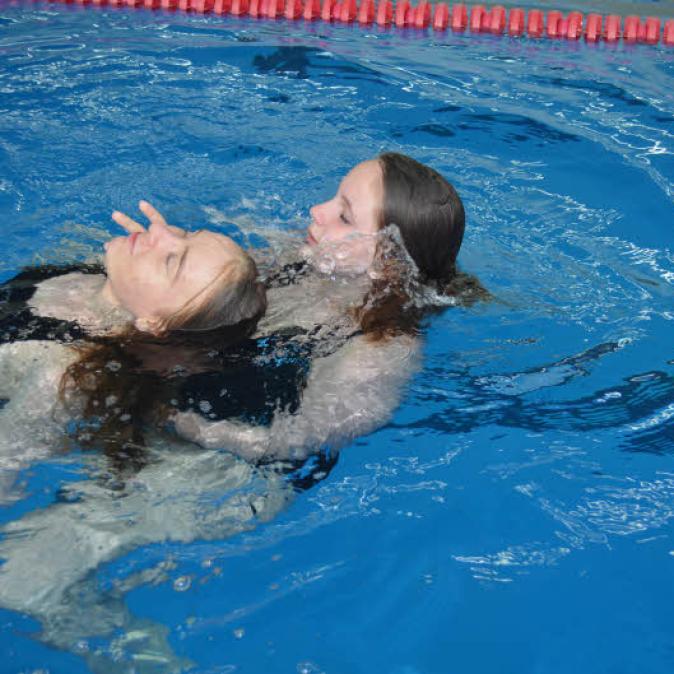Schlepptechnik beim Rettungsschwimmen